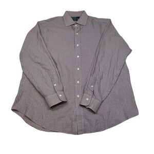 Polo Ralph Lauren Regent Shirt Mens XL Red Check Classic‎ Fit Button Down